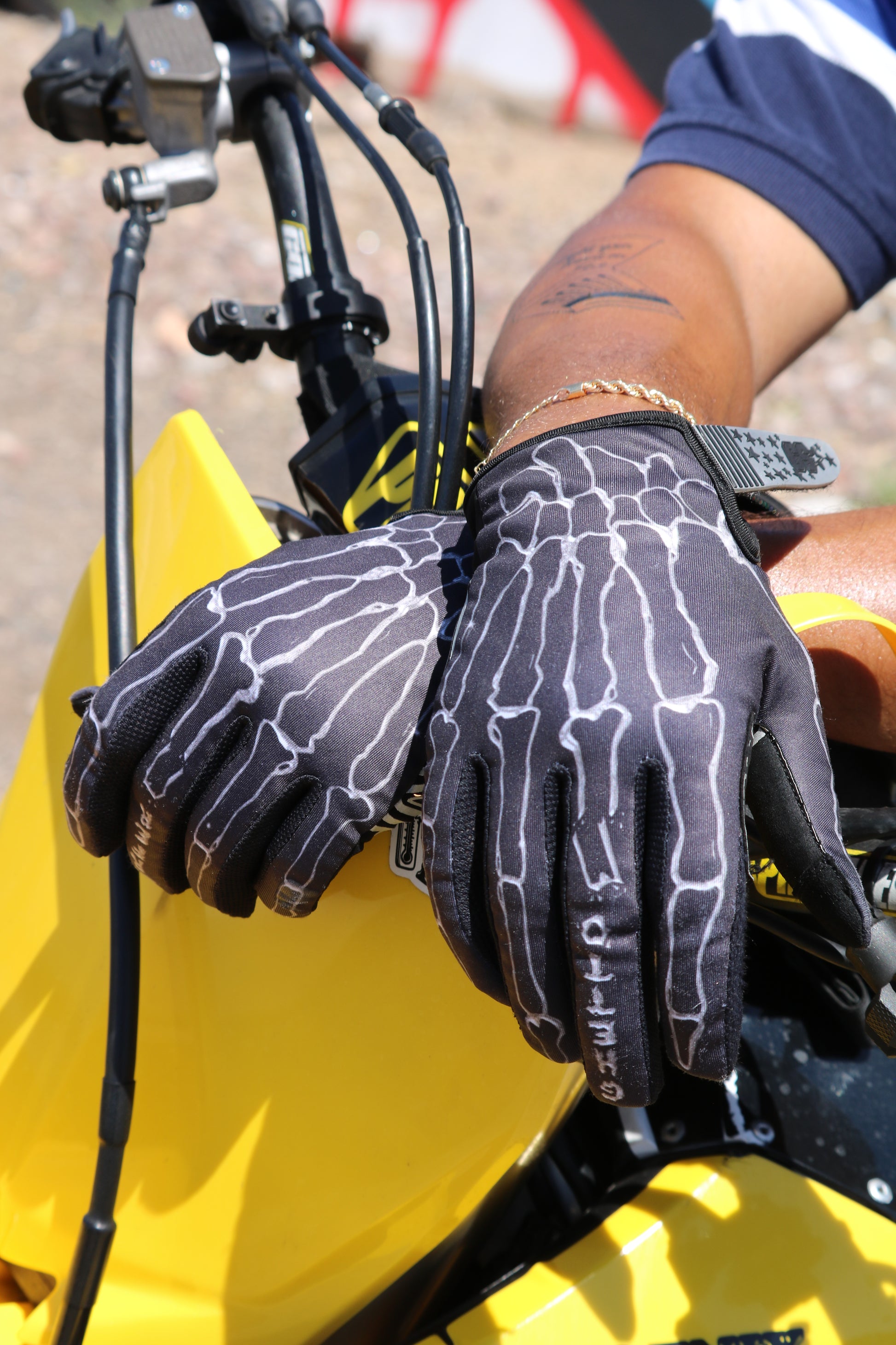 Chrome Bones Gloves